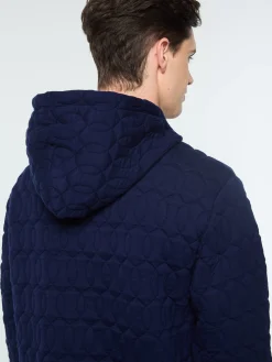 Best Aversa Quilted Hoodie- Sweatshirts And Hoodies|Matching Separates