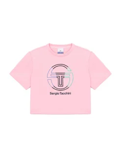 Outlet Daily Tuft Big Logo Crop T-Shirt- Women Tops And Sports Bras|For The Court
