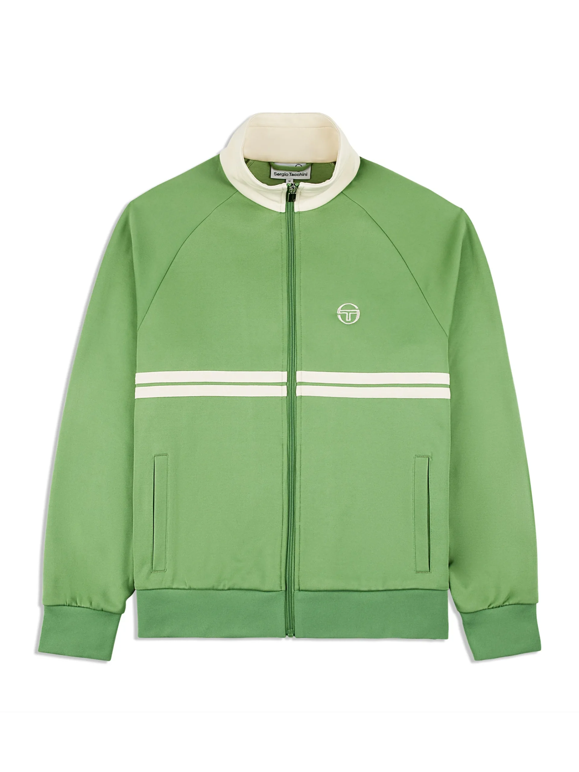 Clearance Dallas Track Jacket Archivio- Jade Green/ Pearl Ivory Tracksuits|Jackets