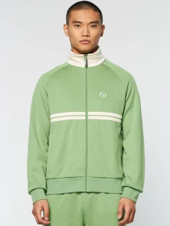 Clearance Dallas Track Jacket Archivio- Jade Green/ Pearl Ivory Tracksuits|Jackets