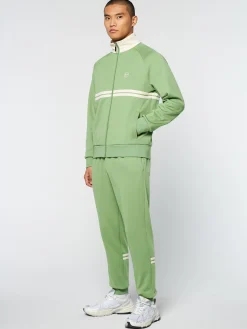Clearance Dallas Track Jacket Archivio- Jade Green/ Pearl Ivory Tracksuits|Jackets