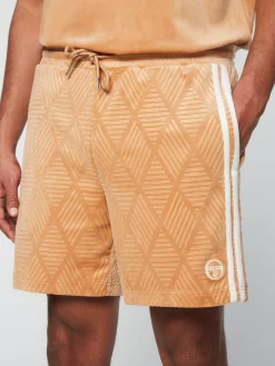 Discount Debossed Damarindo Velour Short- Velour|Shorts And Swim