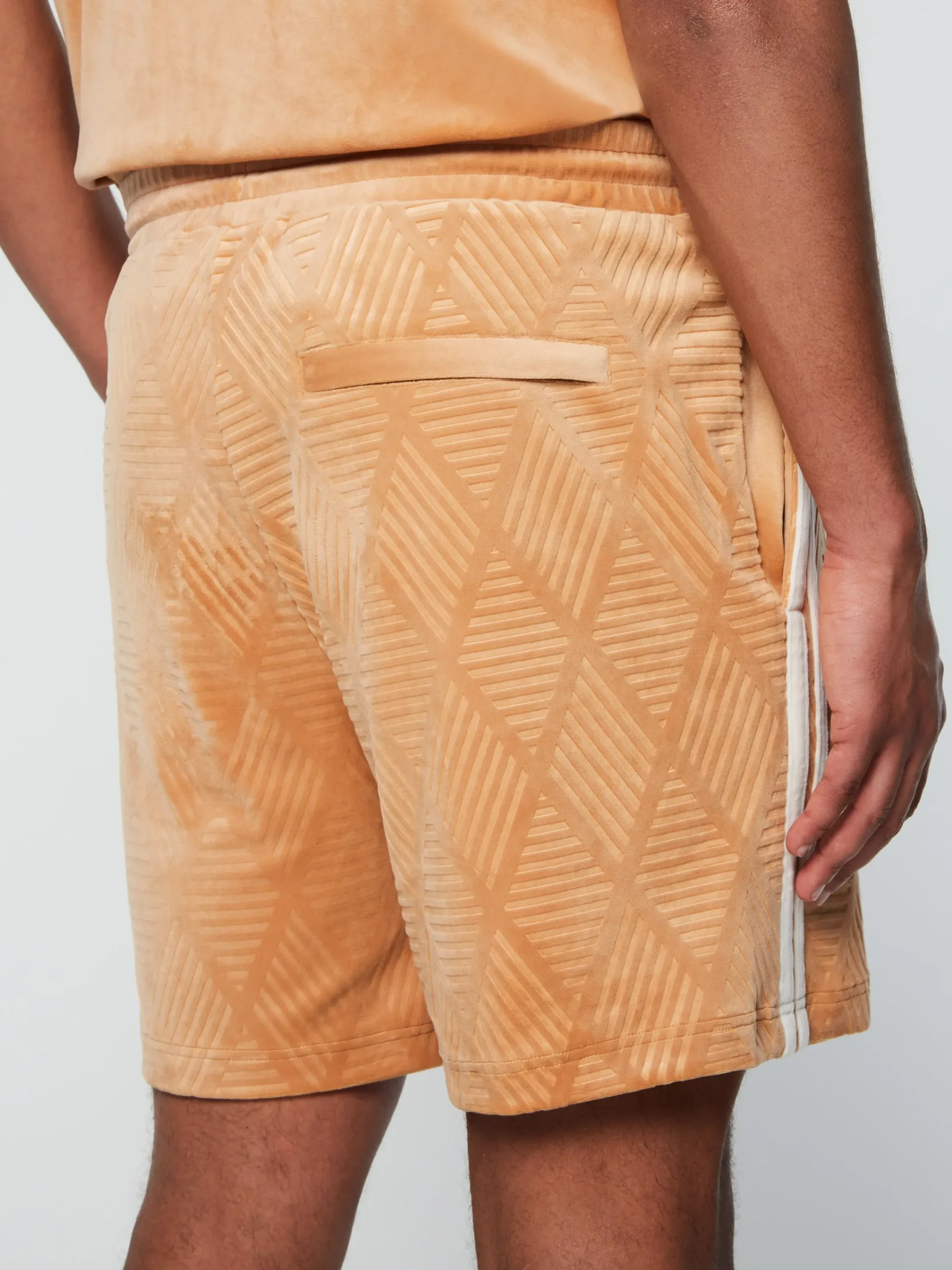Discount Debossed Damarindo Velour Short- Velour|Shorts And Swim