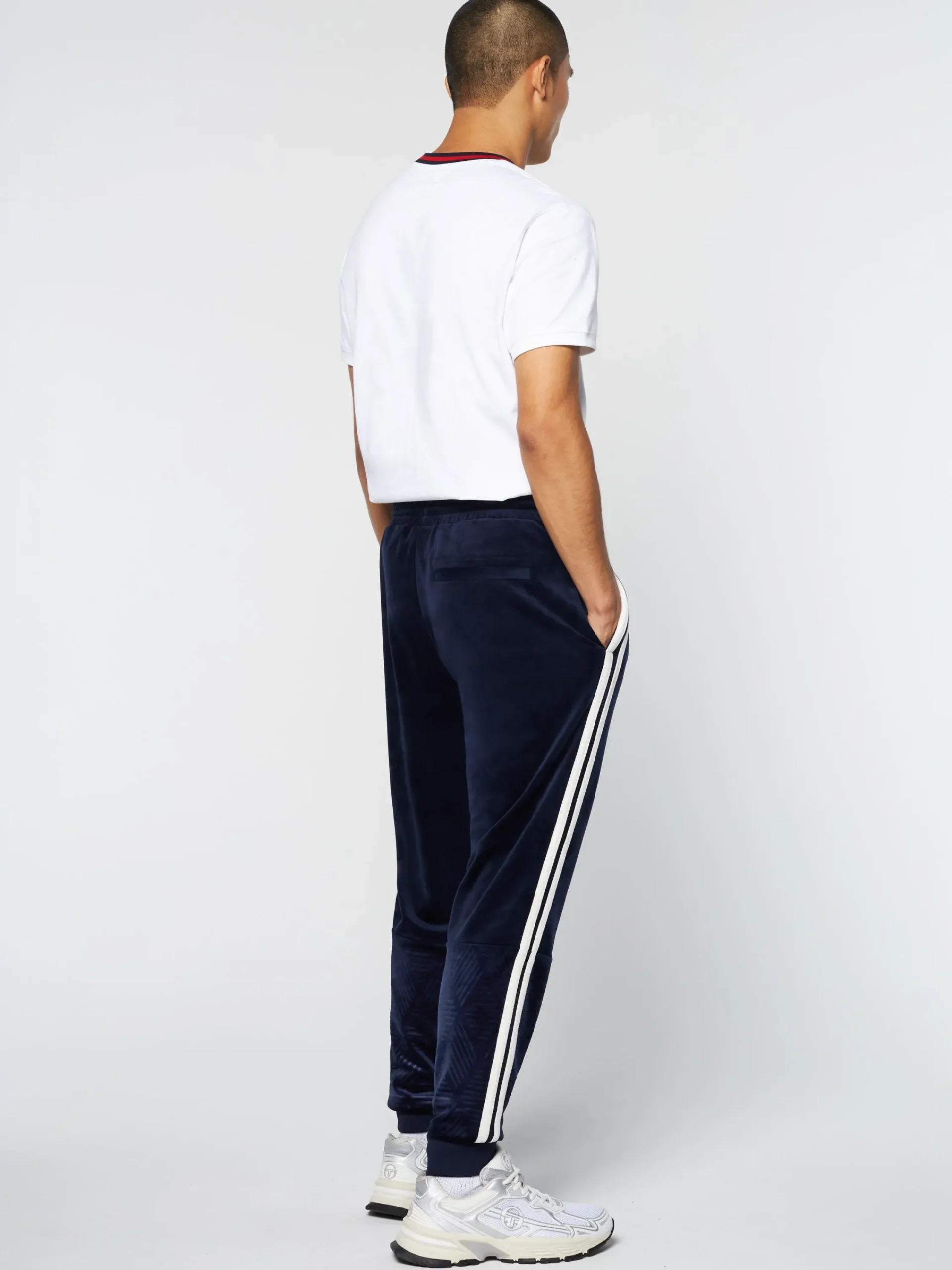 Shop Debossed Damarindo Velour Track Pant- Tracksuits|Velour