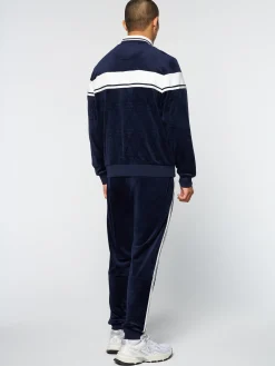 Cheap Debossed Damarindo Velour Track Jacket- Tracksuits|Velour
