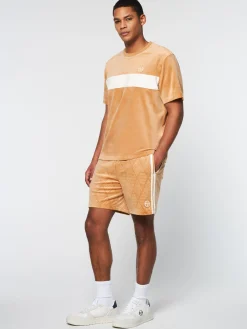 Cheap Debossed Damarindo Velour T-Shirt- Velour|T-Shirts