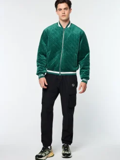 Sale Fasano Quilted Velour Jacket- Velour|Jackets
