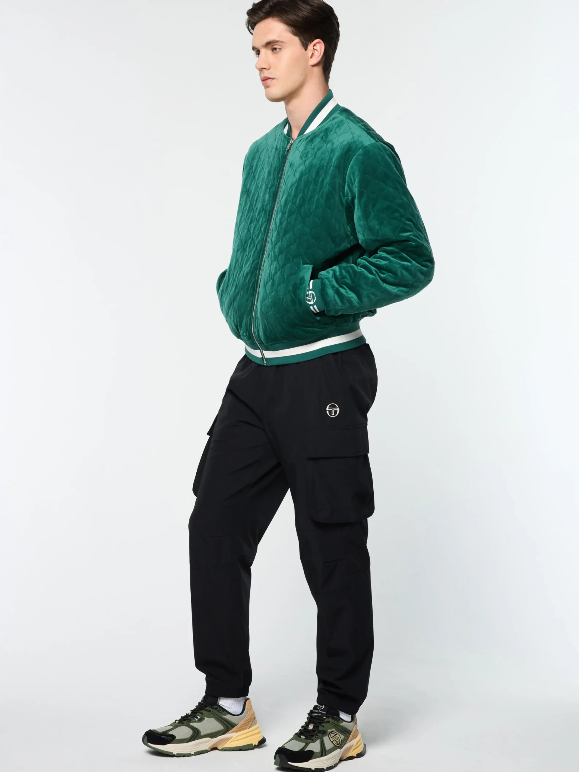 Sale Fasano Quilted Velour Jacket- Velour|Jackets