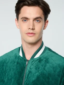 Sale Fasano Quilted Velour Jacket- Velour|Jackets