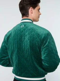 Sale Fasano Quilted Velour Jacket- Velour|Jackets