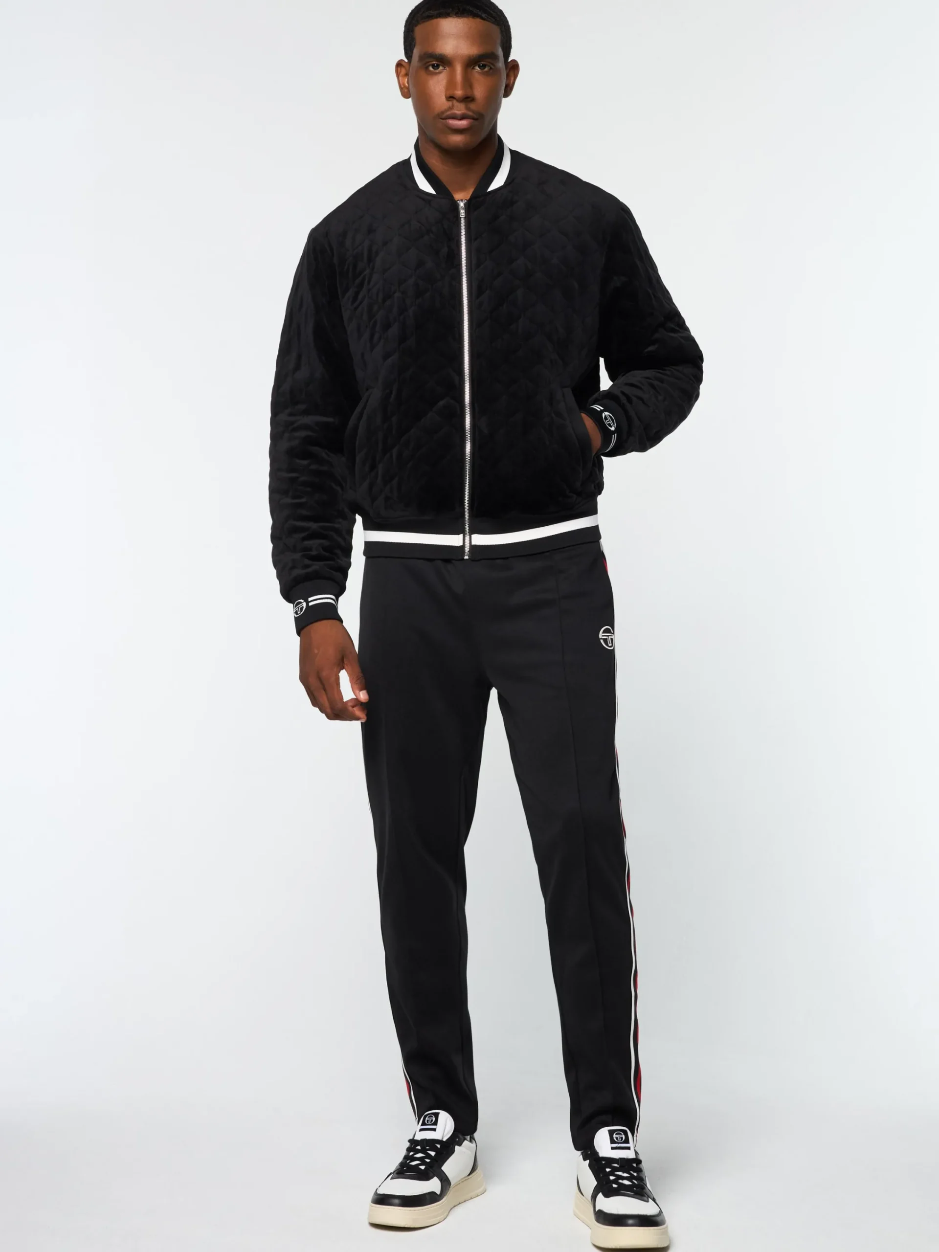 Cheap Fasano Quilted Velour Jacket- Velour|Jackets