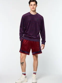 Fashion Foggia Velour Crewneck- Velour|Sweatshirts And Hoodies