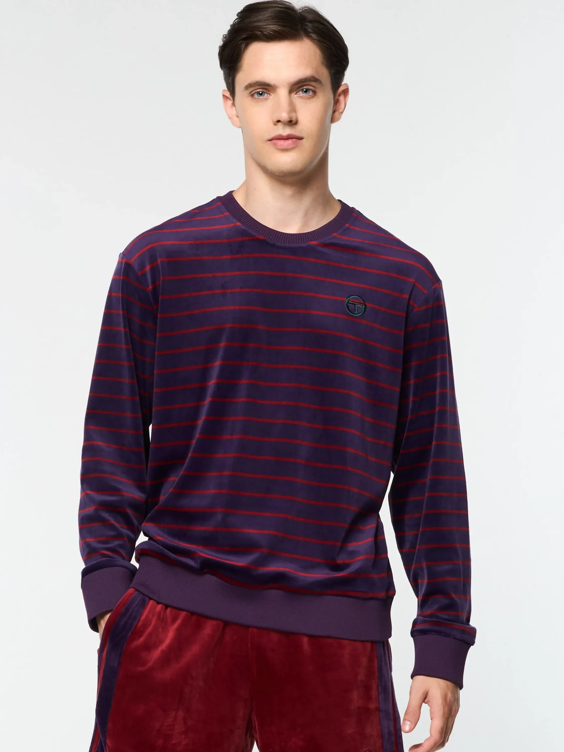 Fashion Foggia Velour Crewneck- Velour|Sweatshirts And Hoodies