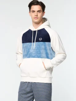 Sale Foggia Velour Debossed Hoodie- Velour|Sweatshirts And Hoodies