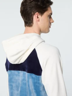 Sale Foggia Velour Debossed Hoodie- Velour|Sweatshirts And Hoodies