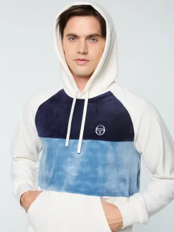 Sale Foggia Velour Debossed Hoodie- Velour|Sweatshirts And Hoodies