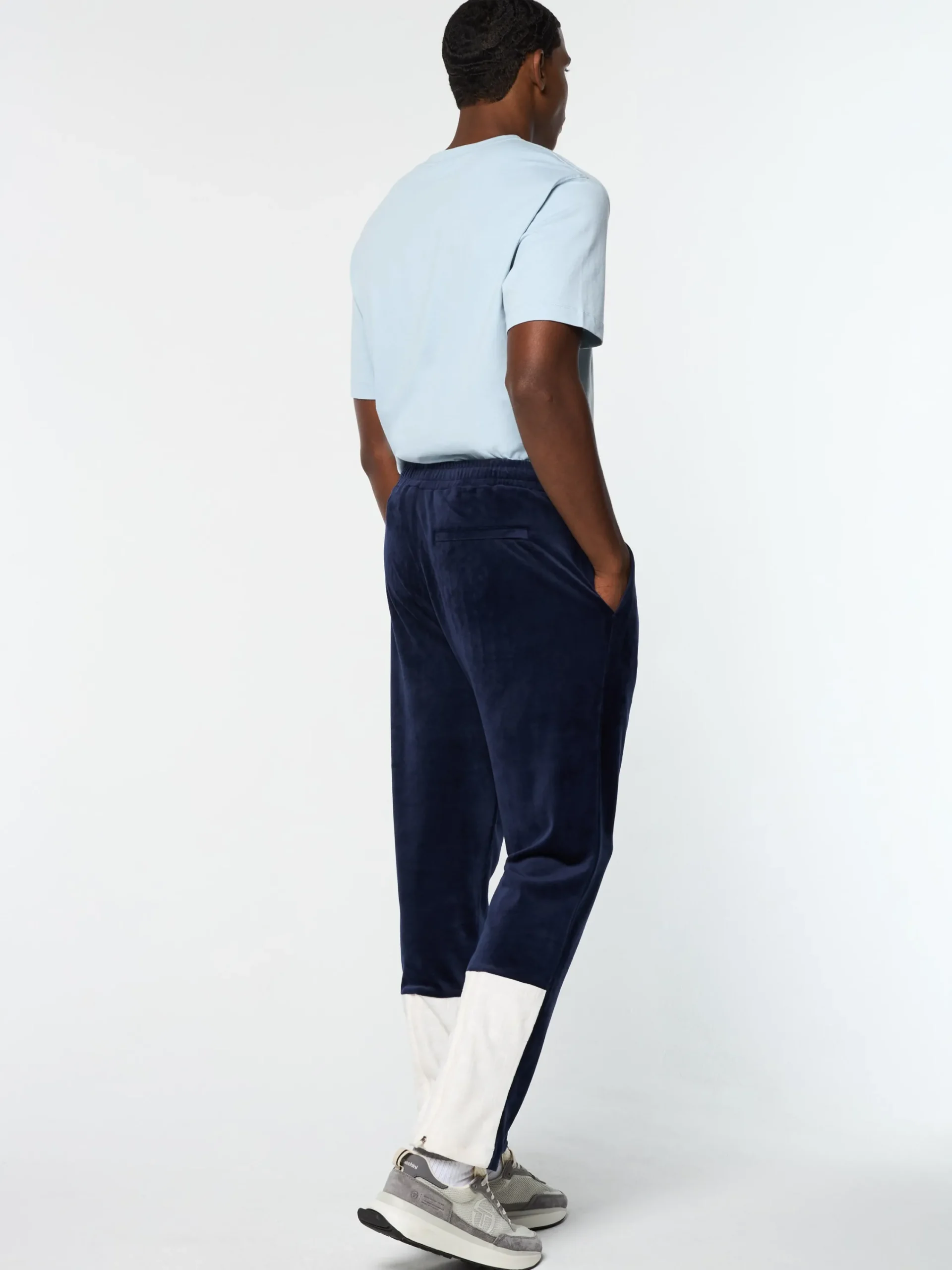 Best Foggia Velour Debossed Track Pant- Tracksuits|Velour