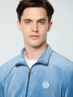 Discount Foggia Velour Debossed Track Jacket- Tracksuits|Velour