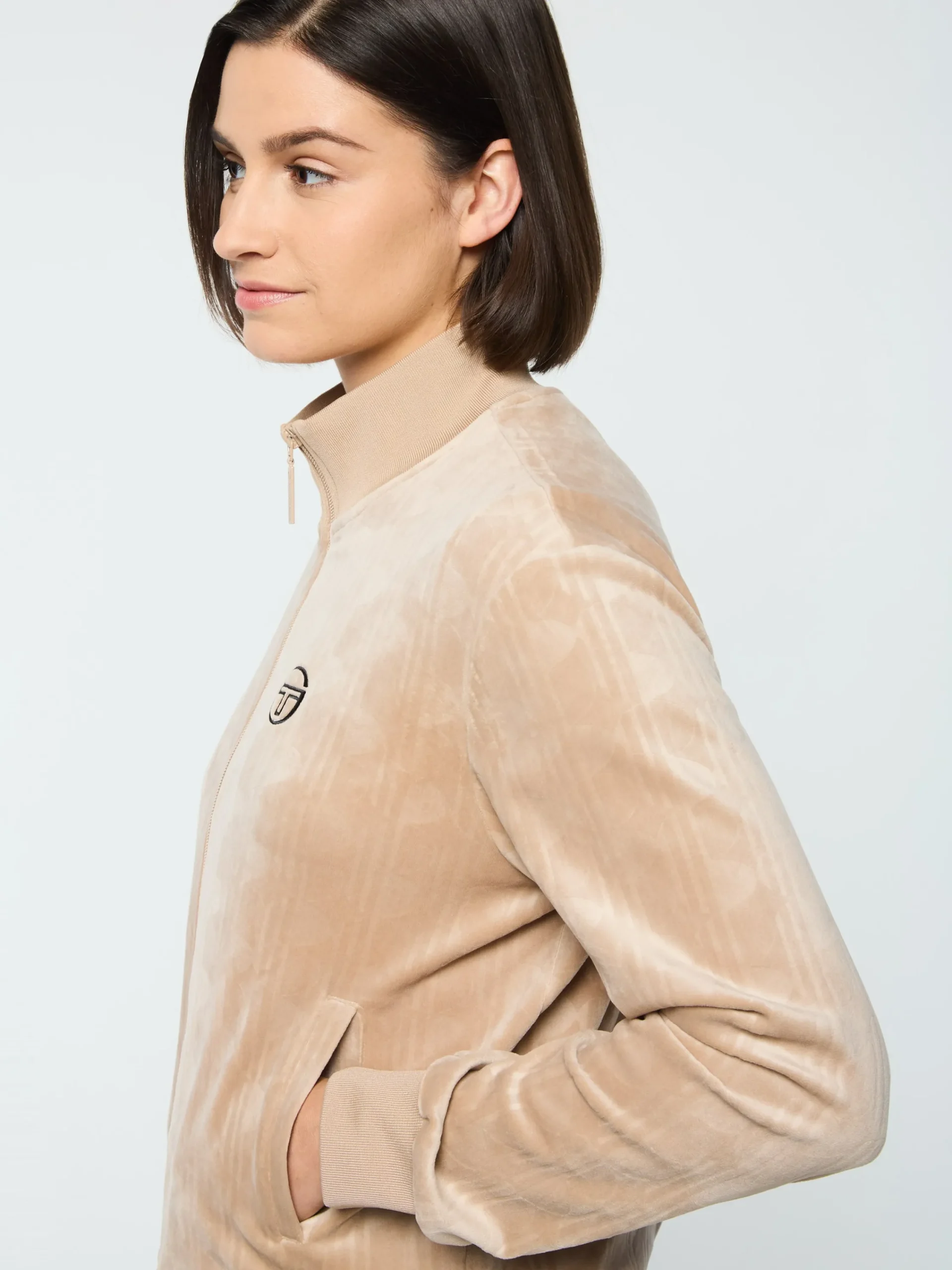 Cheap Gabrisa Velour Track Jacket- Velour