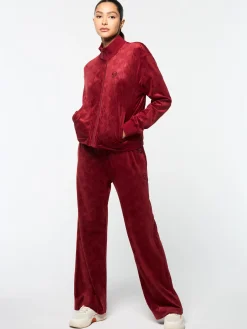 Shop Gabrisa Velour Track Jacket- Velour