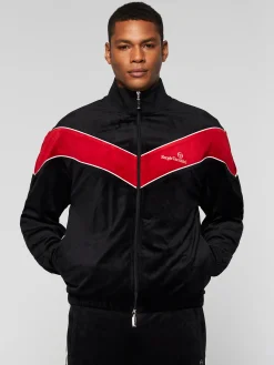 Best Sale Gallone Velour Track Jacket- Velour|Jackets