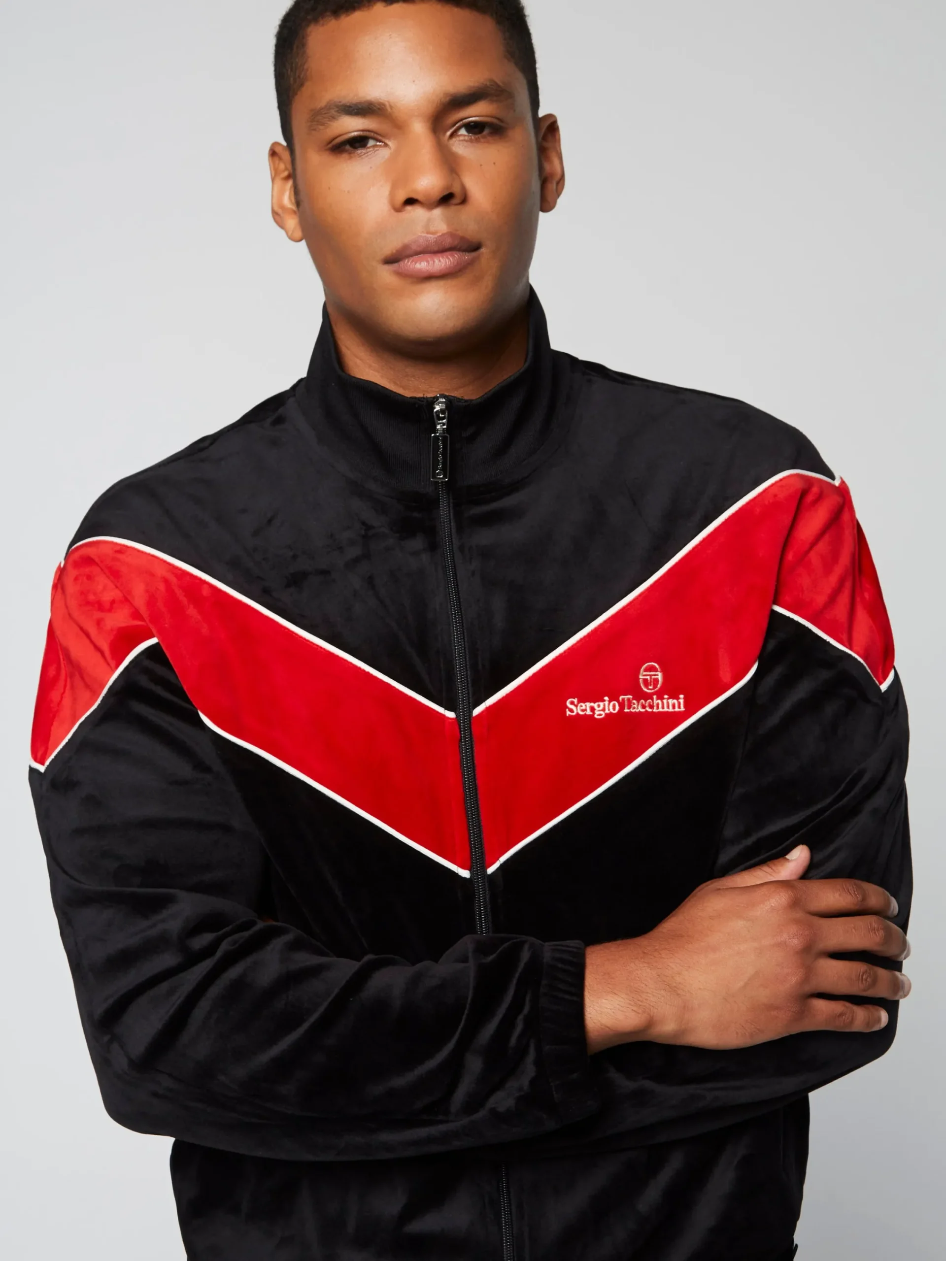 Best Sale Gallone Velour Track Jacket- Velour|Jackets