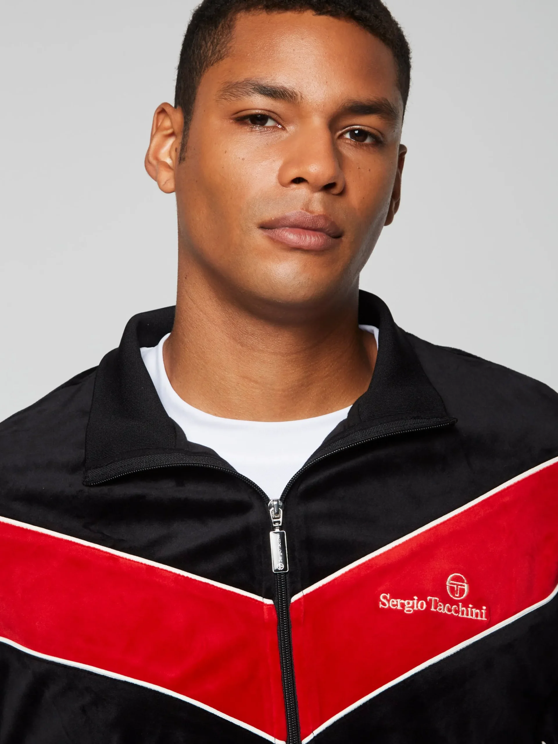 Best Sale Gallone Velour Track Jacket- Velour|Jackets