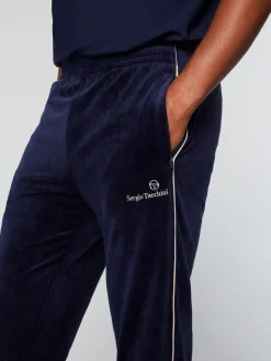 Store Gallone Velour Track Pant- Velour|Pants And Sweatpants