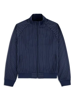 Online Gessato Suiting Track Jacket- Tracksuits|Jackets