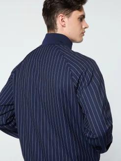 Online Gessato Suiting Track Jacket- Tracksuits|Jackets