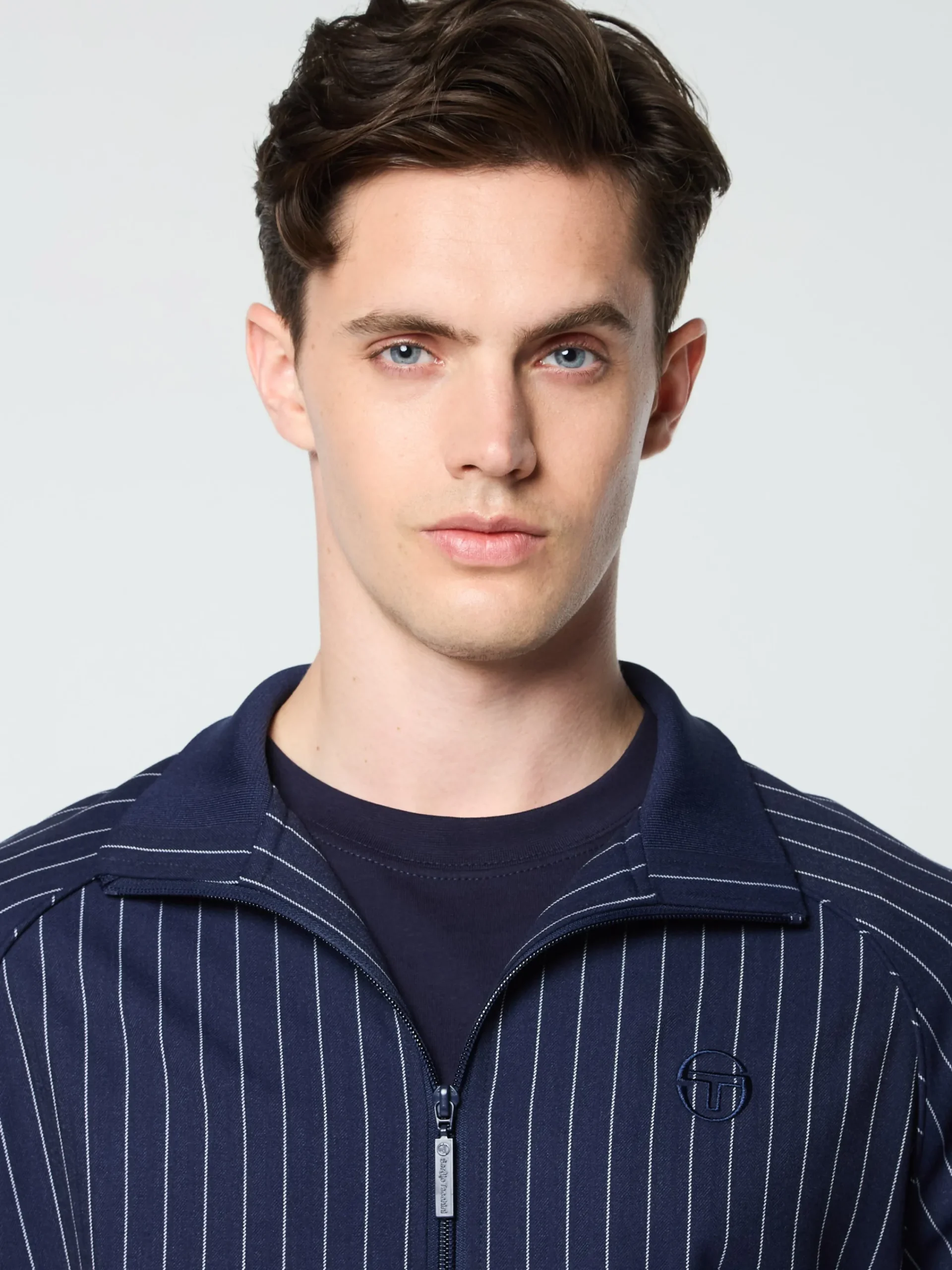 Online Gessato Suiting Track Jacket- Tracksuits|Jackets