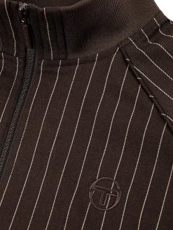 Fashion Gessato Suiting Track Jacket- Tracksuits|Jackets