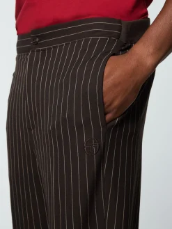 Shop Gessato Suiting Track Pant- Tracksuits|Pants And Sweatpants