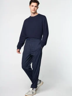 Online Gessato Suiting Track Pant- Tracksuits|Pants And Sweatpants