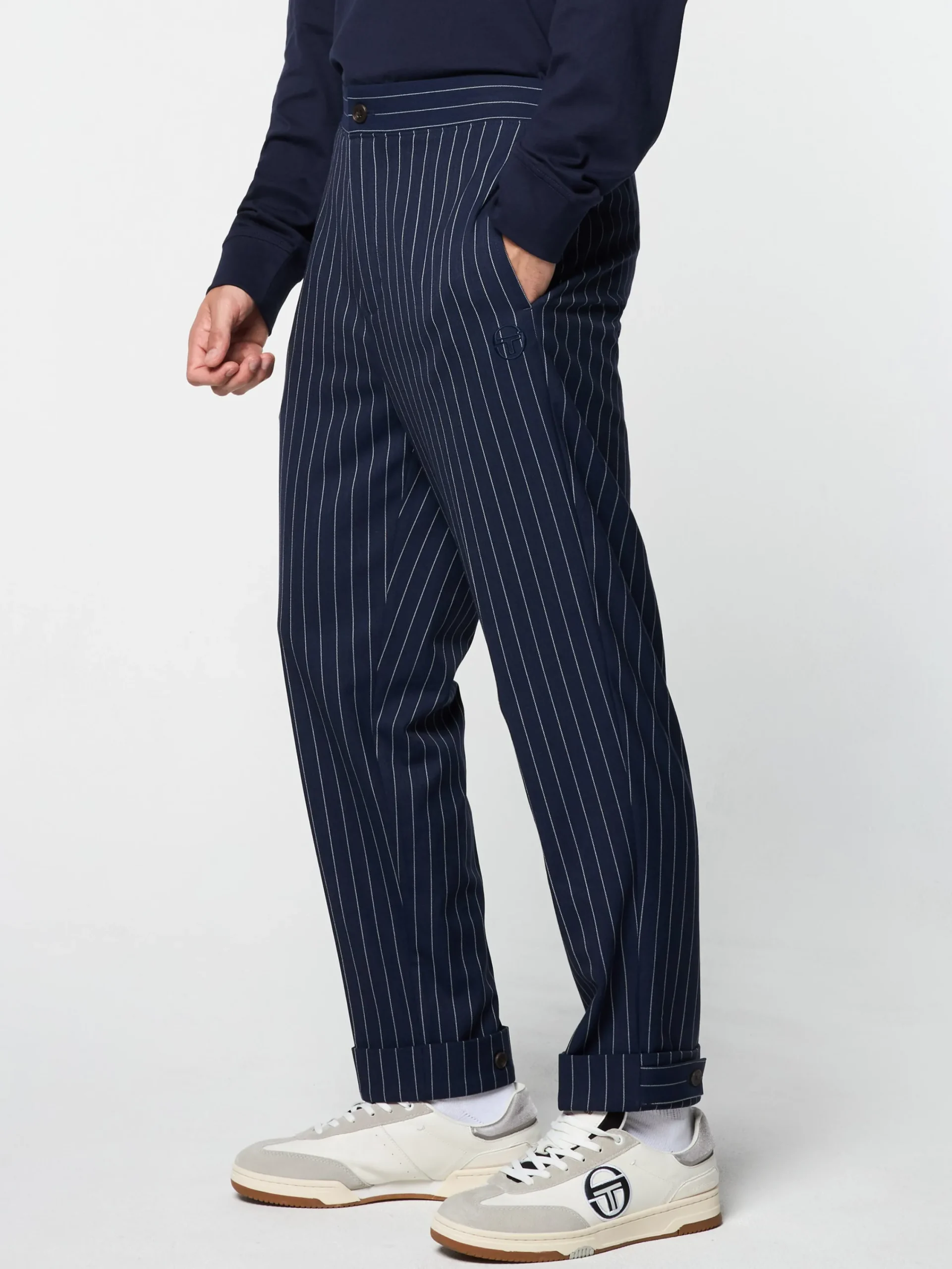 Online Gessato Suiting Track Pant- Tracksuits|Pants And Sweatpants