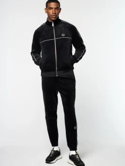 Shop Lioni Velour Track Jacket- Tracksuits|Velour