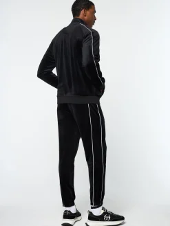 Shop Lioni Velour Track Jacket- Tracksuits|Velour