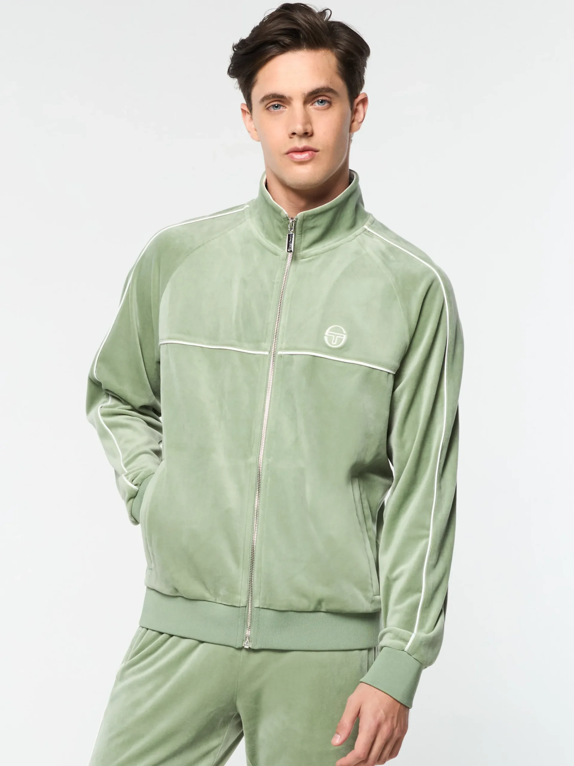 Best Lioni Velour Track Jacket- Tracksuits|Velour