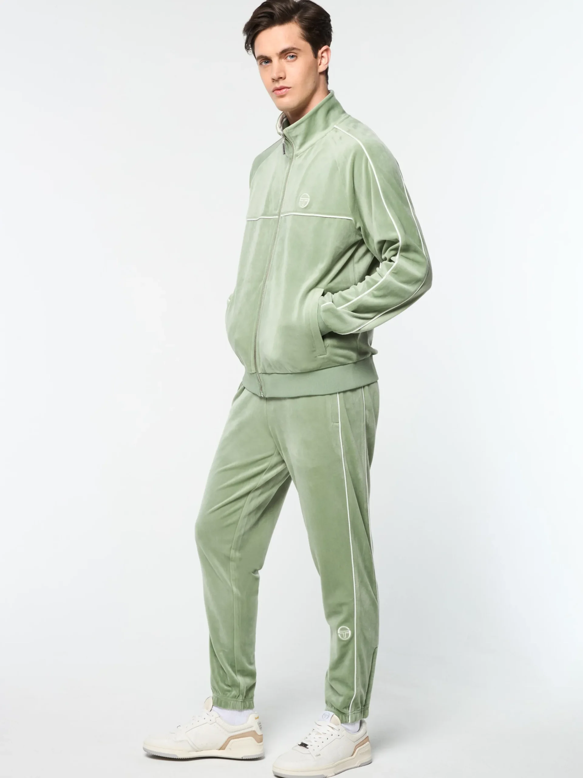 Best Lioni Velour Track Jacket- Tracksuits|Velour