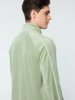 Best Lioni Velour Track Jacket- Tracksuits|Velour