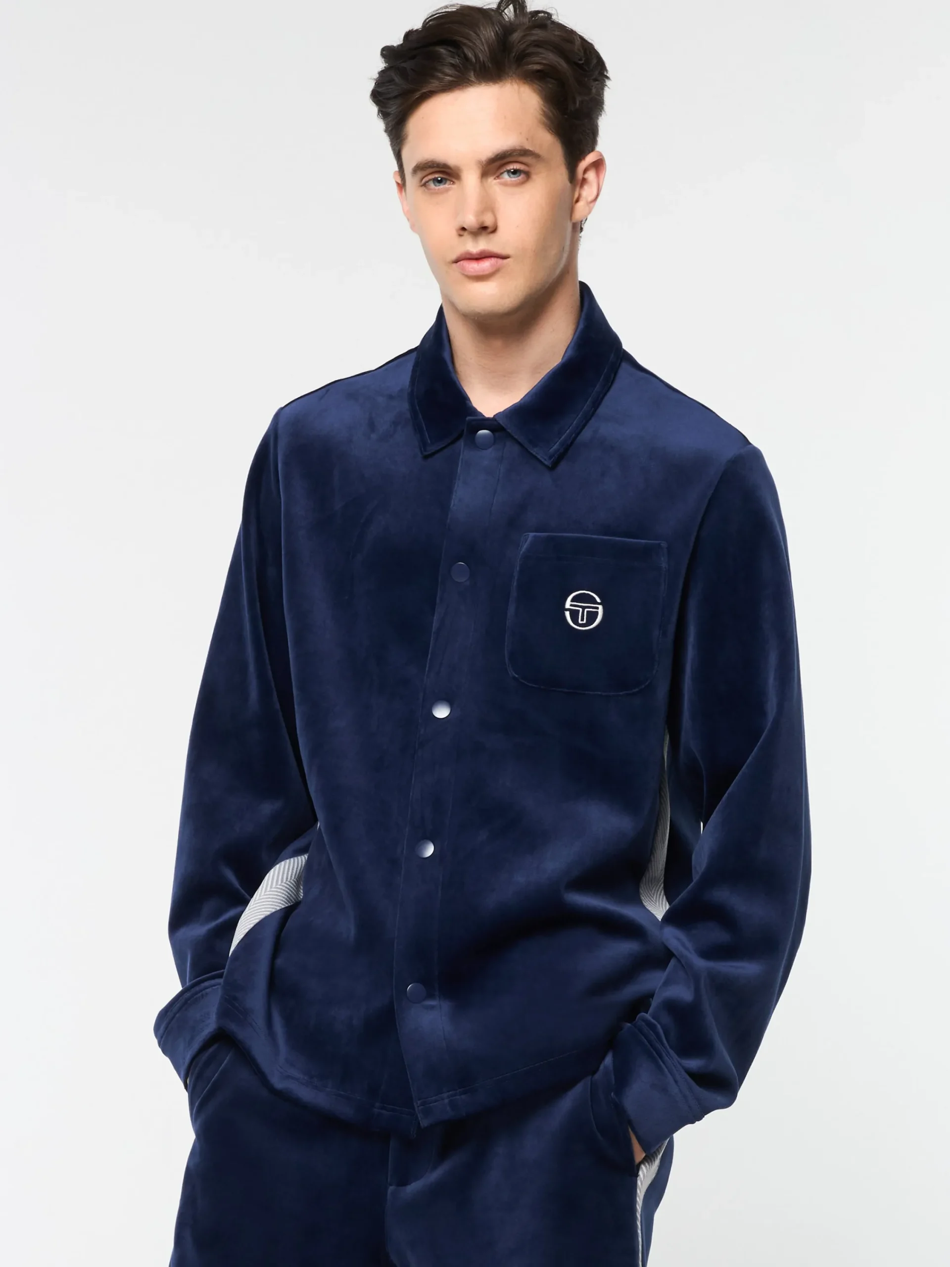 Store Maglia Velour Overshirt- Velour|T-Shirts