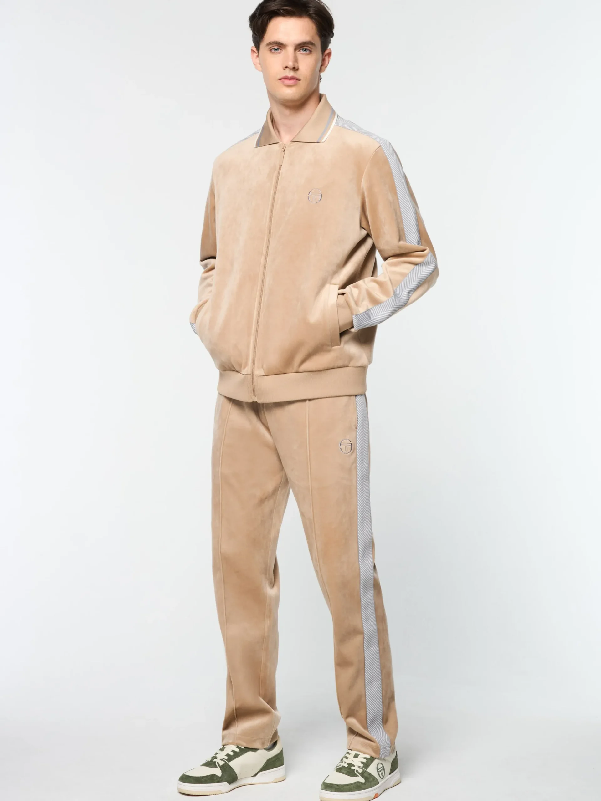 Sale Maglia Velour Track Jacket- Tracksuits|Velour