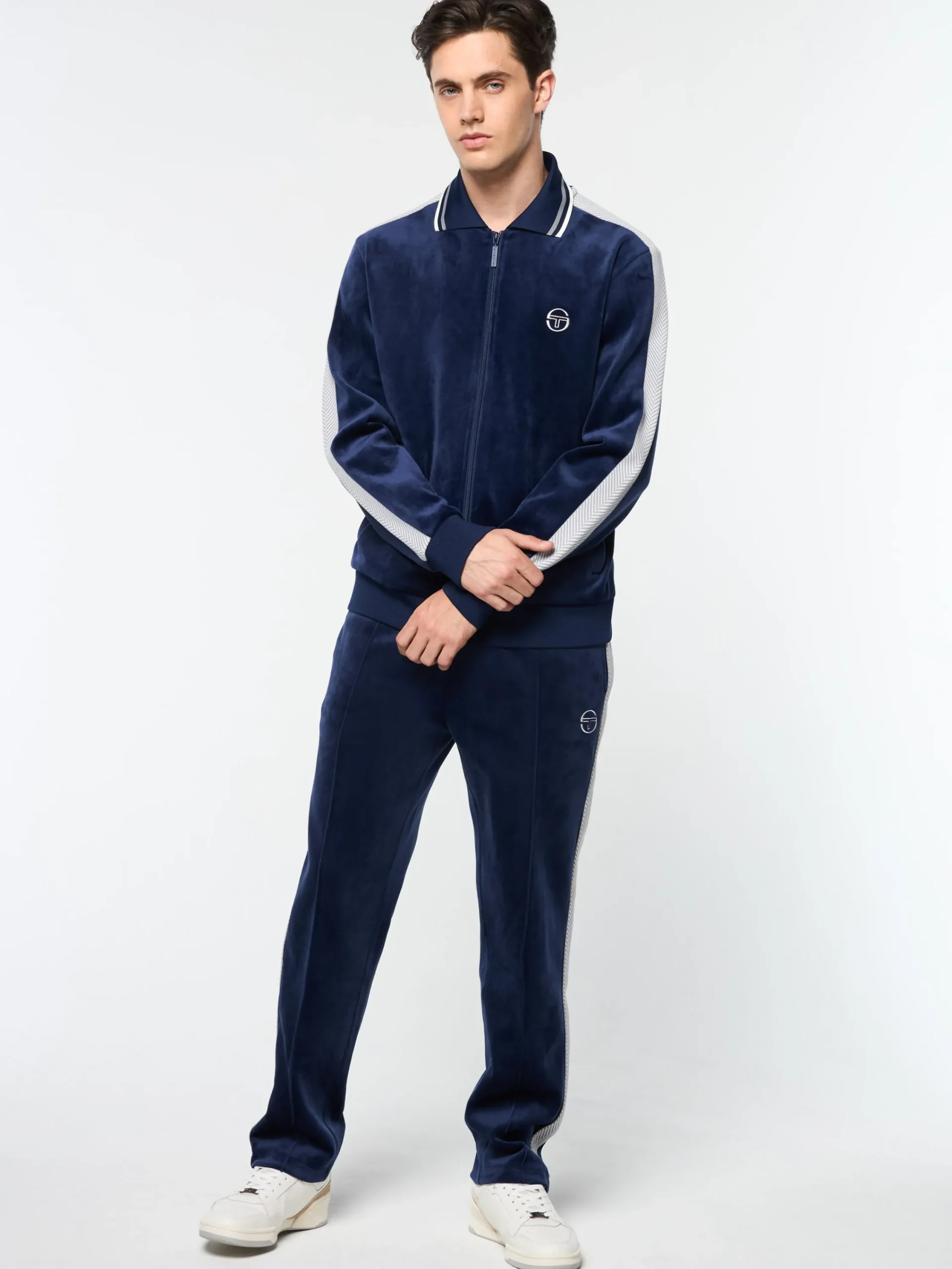 New Maglia Velour Track Jacket- Tracksuits|Velour