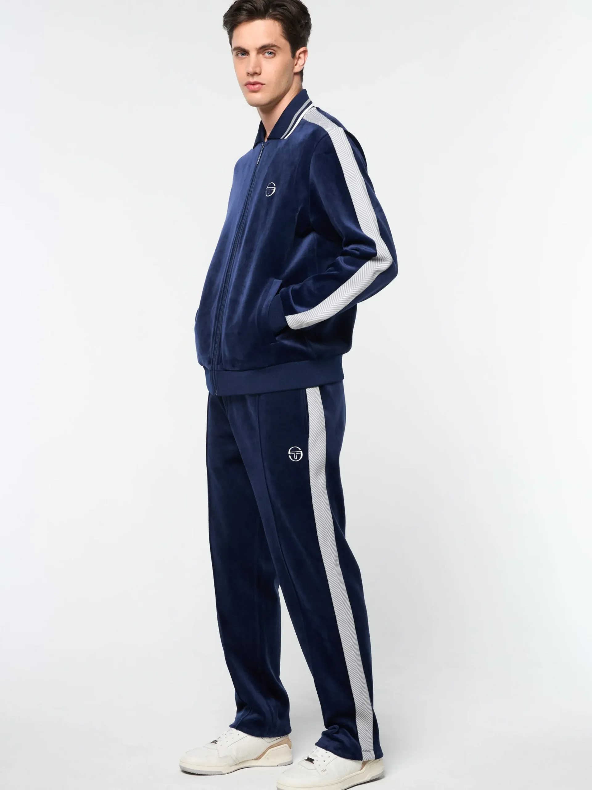 New Maglia Velour Track Jacket- Tracksuits|Velour