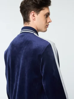 New Maglia Velour Track Jacket- Tracksuits|Velour