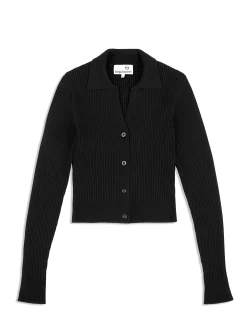 Fashion Magreta Rib Cardigan- Women Tops And Sports Bras|For The Court