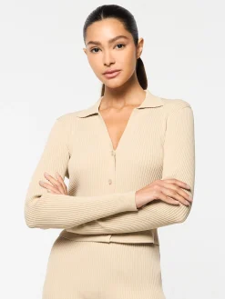 Cheap Magreta Rib Cardigan- Women Tops And Sports Bras|For The Court