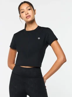 Store Mirano Fitted Crop Top- Women Tops And Sports Bras|For The Court