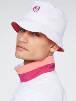 Discount Mosaic Reversible Bucket Hat-White/Multi Nylon|Headwear