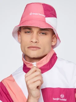 Discount Mosaic Reversible Bucket Hat-White/Multi Nylon|Headwear